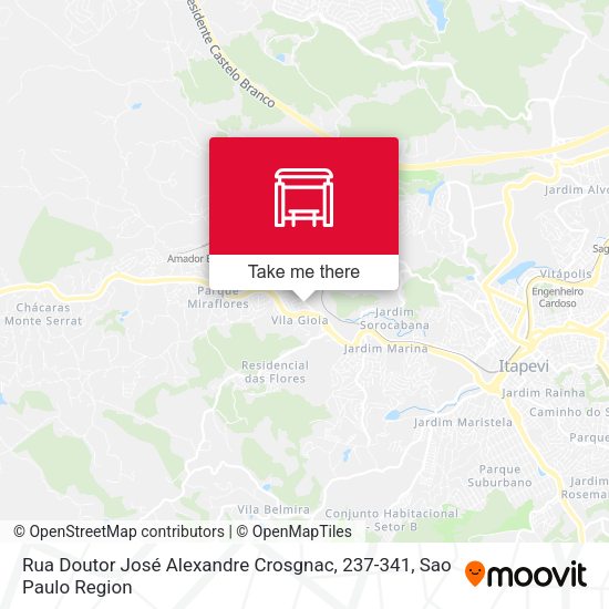 Rua Doutor José Alexandre Crosgnac, 237-341 map
