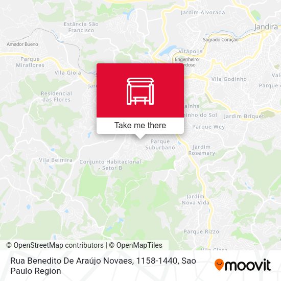Rua Benedito De Araújo Novaes, 1158-1440 map