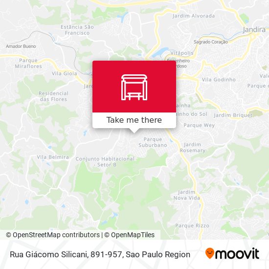 Rua Giácomo Silicani, 891-957 map