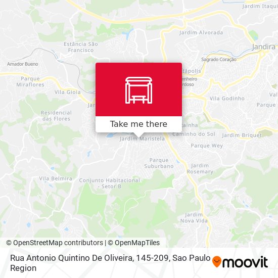 Rua Antonio Quintino De Oliveira, 145-209 map