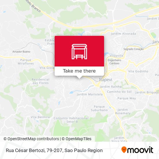 Rua César Bertozi, 79-207 map