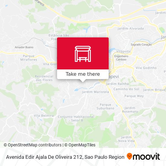 Avenida Edir Ajala De Oliveira 212 map