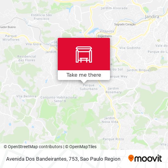 Avenida Dos Bandeirantes, 753 map