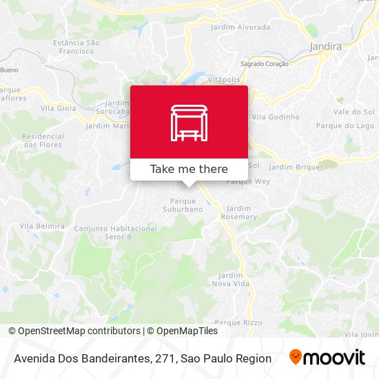 Avenida Dos Bandeirantes, 271 map