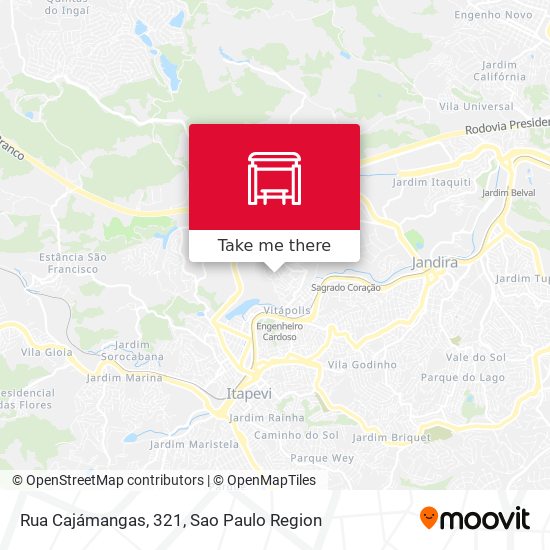 Rua Cajámangas, 321 map