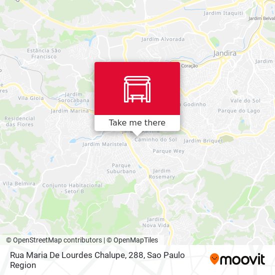Mapa Rua Maria De Lourdes Chalupe, 288