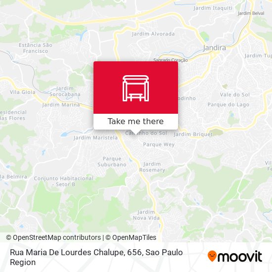 Rua Maria De Lourdes Chalupe, 656 map