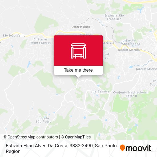 Estrada Elías Alves Da Costa, 3382-3490 map