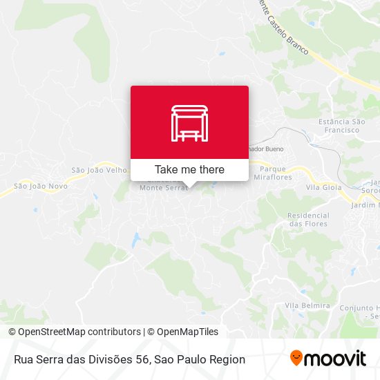 Rua Serra das Divisões 56 map