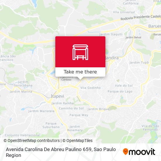 Mapa Avenida Carolina De Abreu Paulino 659