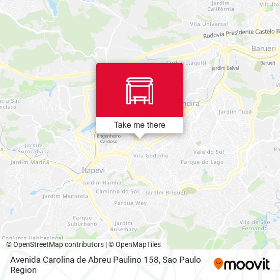 Avenida Carolina de Abreu Paulino 158 map