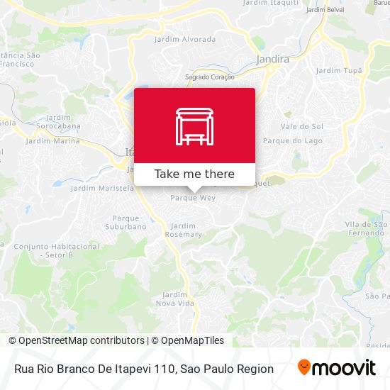 Rua Rio Branco De Itapevi 110 map