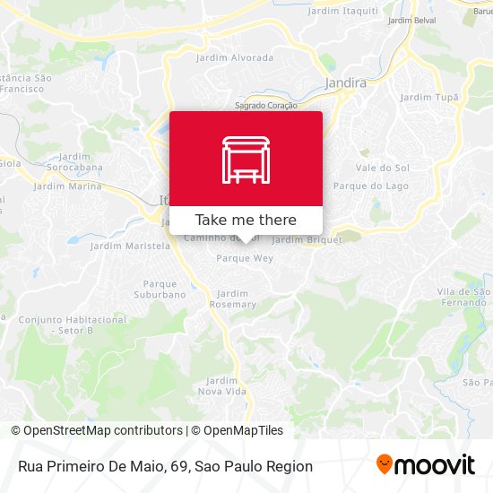 Rua Primeiro De Maio, 69 map