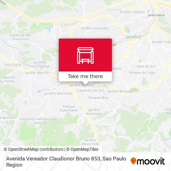 Avenida Vereador Claudionor Bruno 853 map