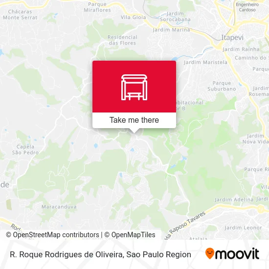 R. Roque Rodrigues de Oliveira map