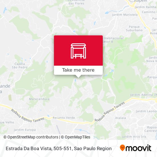 Estrada Da Boa Vista, 505-551 map