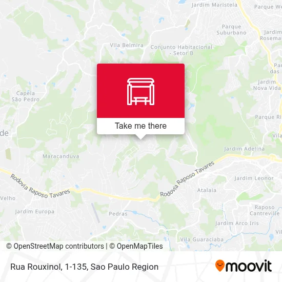 Rua Rouxinol, 1-135 map