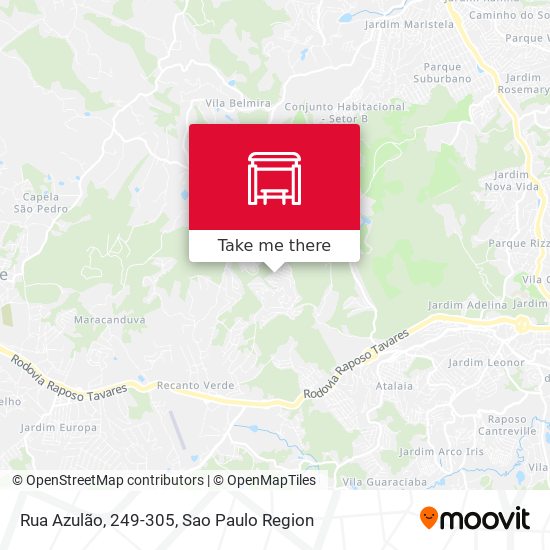 Rua Azulão, 249-305 map