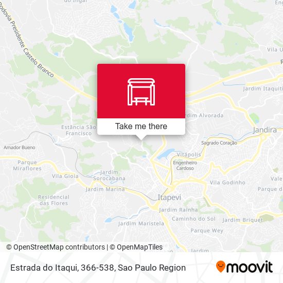 Estrada do Itaqui, 366-538 map