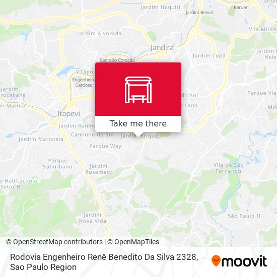 Rodovia Engenheiro Renê Benedito Da Silva 2328 map