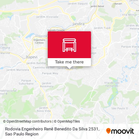 Rodovia Engenheiro Renê Benedito Da Silva 2531 map