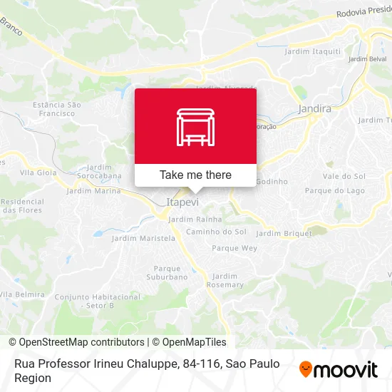 Rua Professor Irineu Chaluppe, 84-116 map