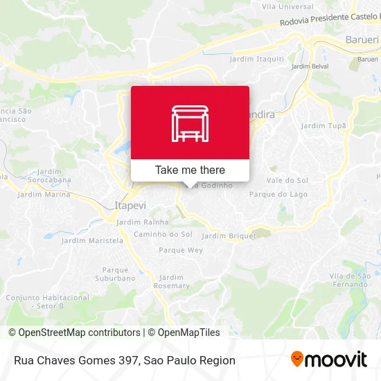 Rua Chaves Gomes 397 map