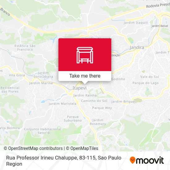 Rua Professor Irineu Chaluppe, 83-115 map