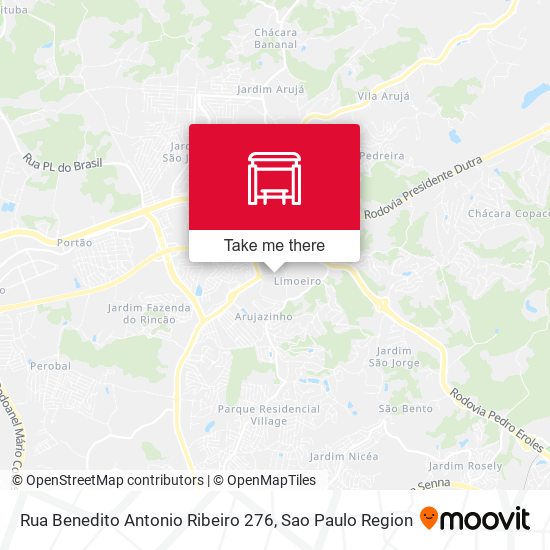 Rua Benedito Antonio Ribeiro 276 map