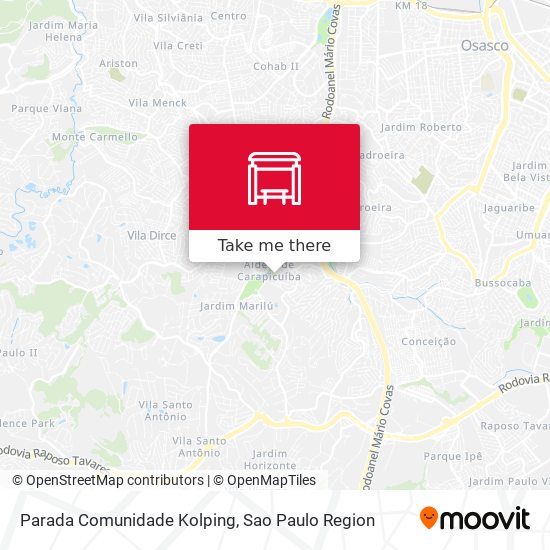 Parada Comunidade Kolping map