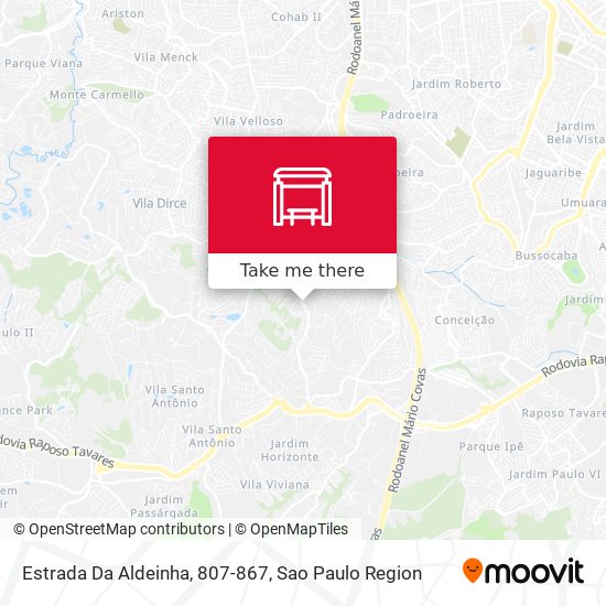 Estrada Da Aldeinha, 807-867 map