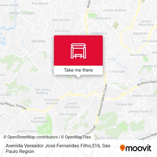 Avenida Vereador José Fernandes Filho,516 map