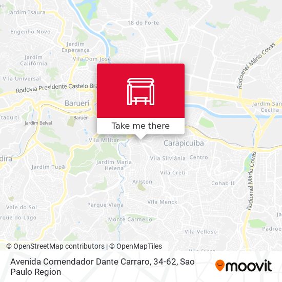 Avenida Comendador Dante Carraro, 34-62 map