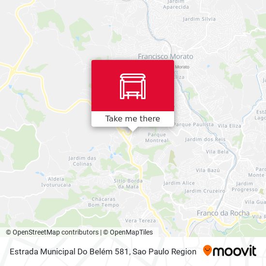 Estrada Municipal Do Belém 581 map