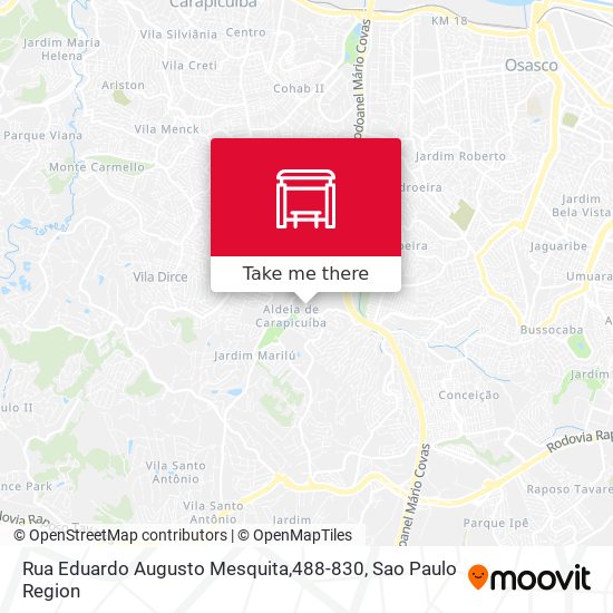 Rua Eduardo Augusto Mesquita,488-830 map