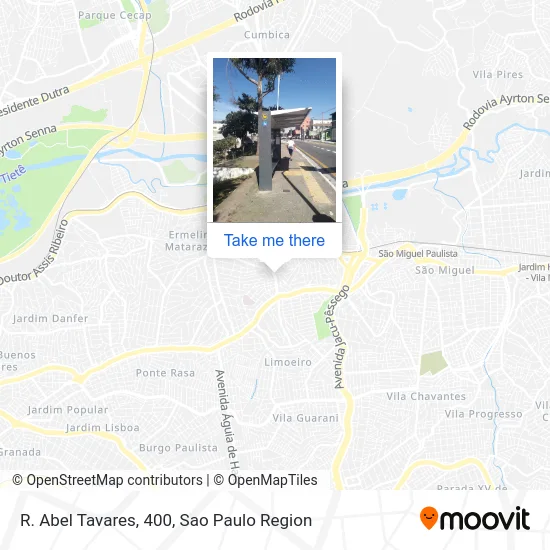 R. Abel Tavares, 400 map