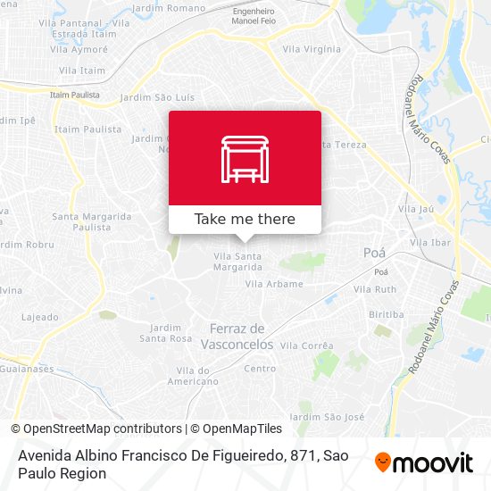 Avenida Albino Francisco De Figueiredo, 871 map