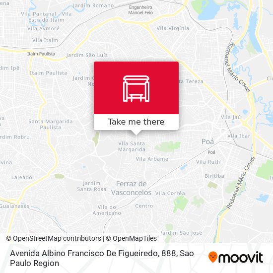 Avenida Albino Francisco De Figueiredo, 888 map