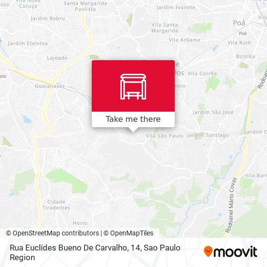 Rua Euclídes Bueno De Carvalho, 14 map