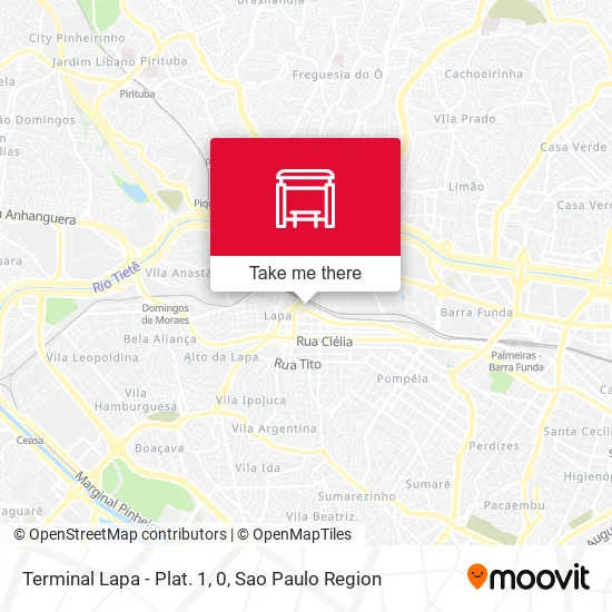 Terminal Lapa - Plat. 1, 0 map