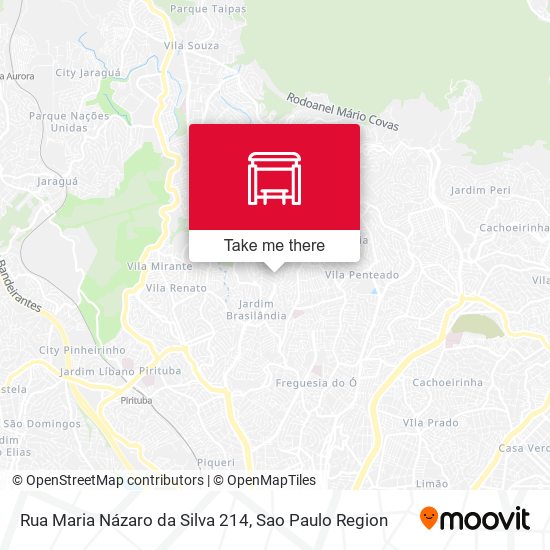 Rua Maria Názaro da Silva 214 map