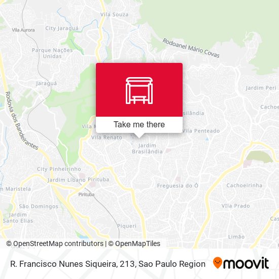 R. Francisco Nunes Siqueira, 213 map