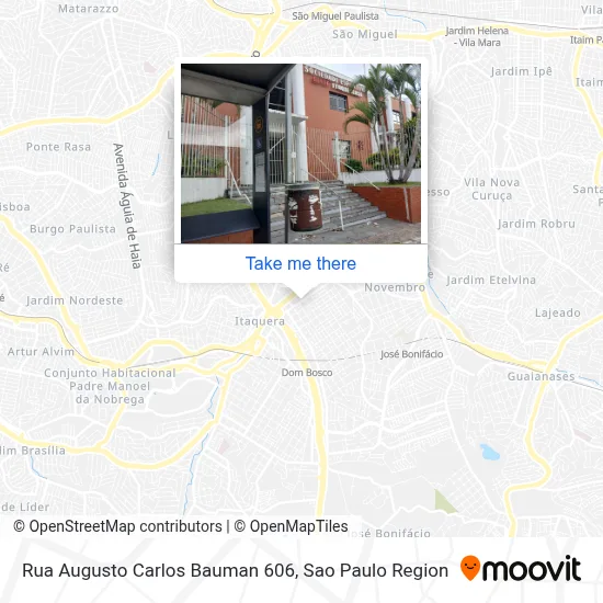 Rua Augusto Carlos Bauman 606 map