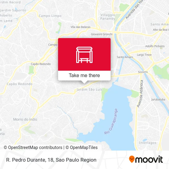 R. Pedro Durante, 18 map