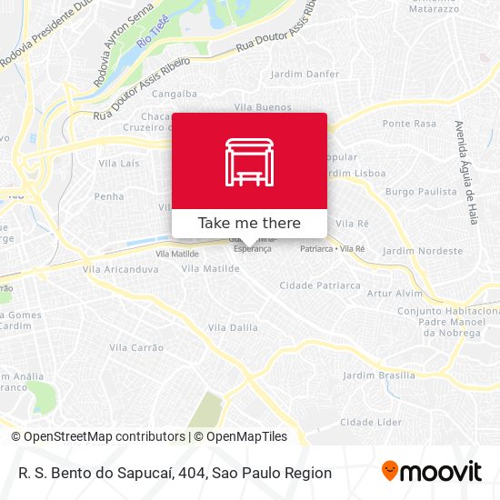 R. S. Bento do Sapucaí, 404 map