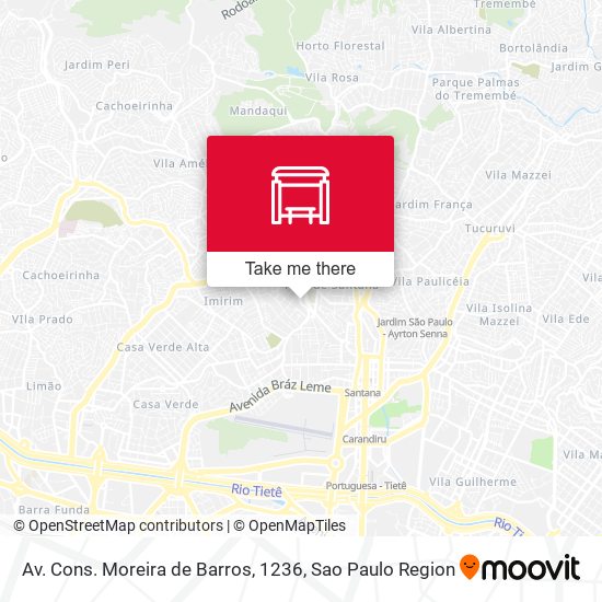 Av. Cons. Moreira de Barros, 1236 map