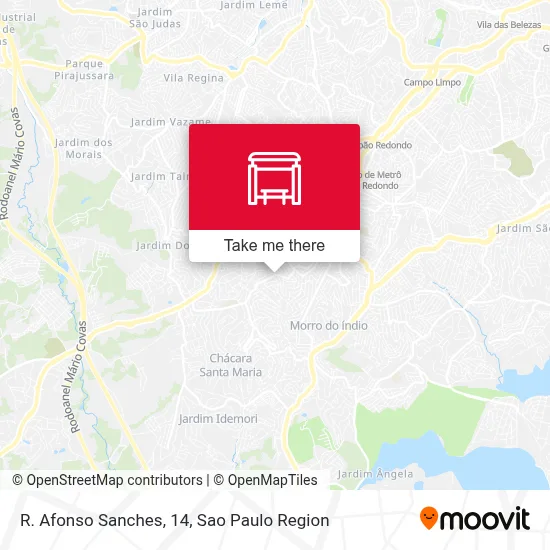 R. Afonso Sanches, 14 map