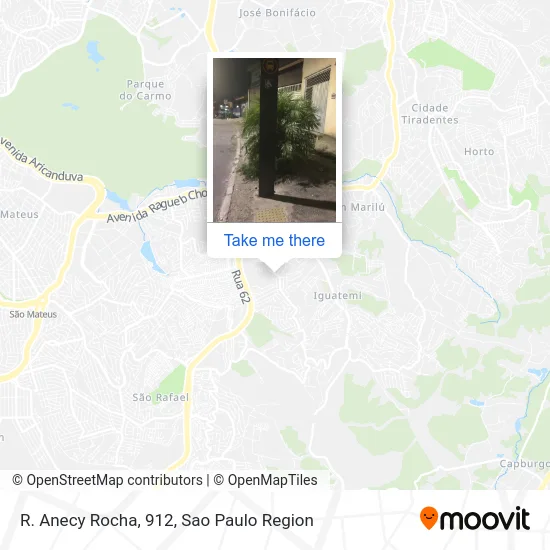 R. Anecy Rocha, 912 map