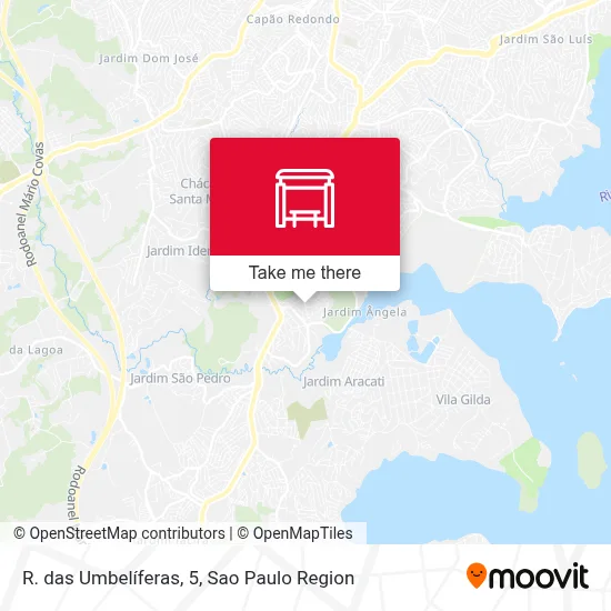 R. das Umbelíferas, 5 map