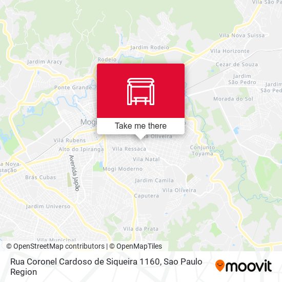 Rua Coronel Cardoso de Siqueira 1160 map